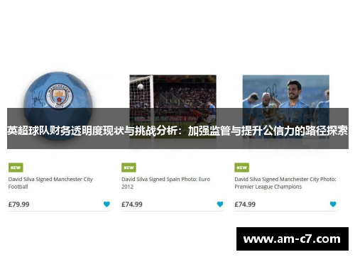 英超球队财务透明度现状与挑战分析：加强监管与提升公信力的路径探索